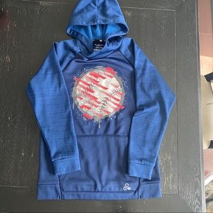 Blue Tek Gear Hoodie - Boys M